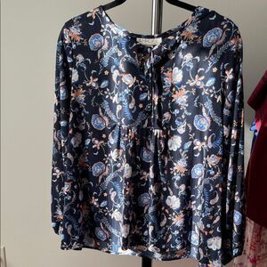 Emaline Floral Blouse Large Petite
